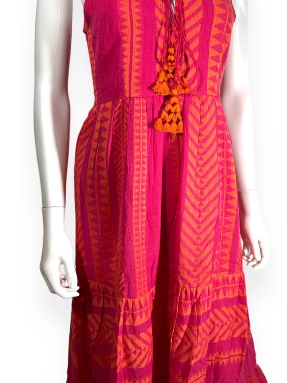 Just Bellinia Pink & Orange Maxi Dress